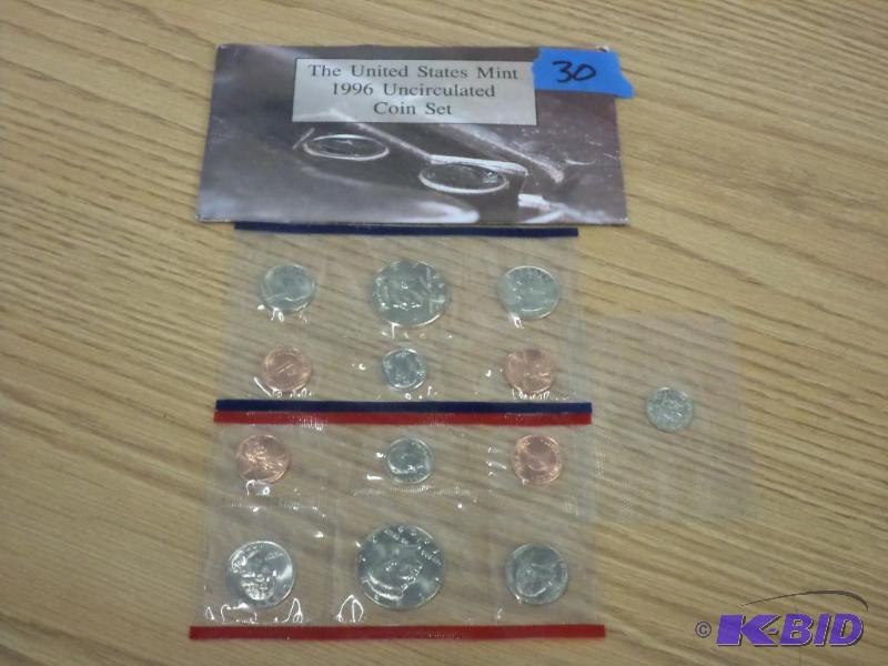 1996 Uncirculated Mint Set...