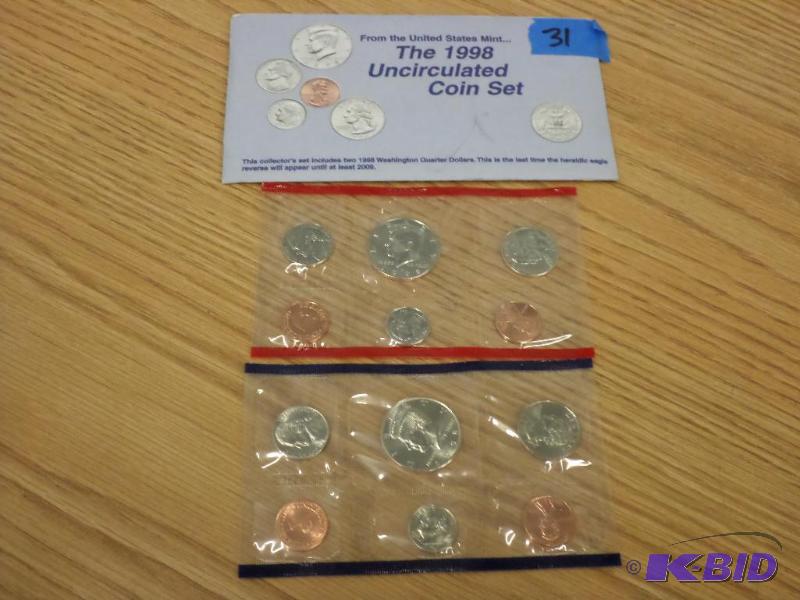 1998 Uncirculated Mint Set...