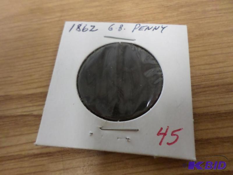 1862 Penny, Great Britian...