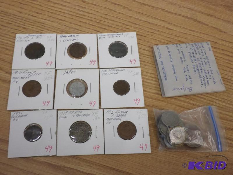 1 bag of mixed World Coins many dates and cou...