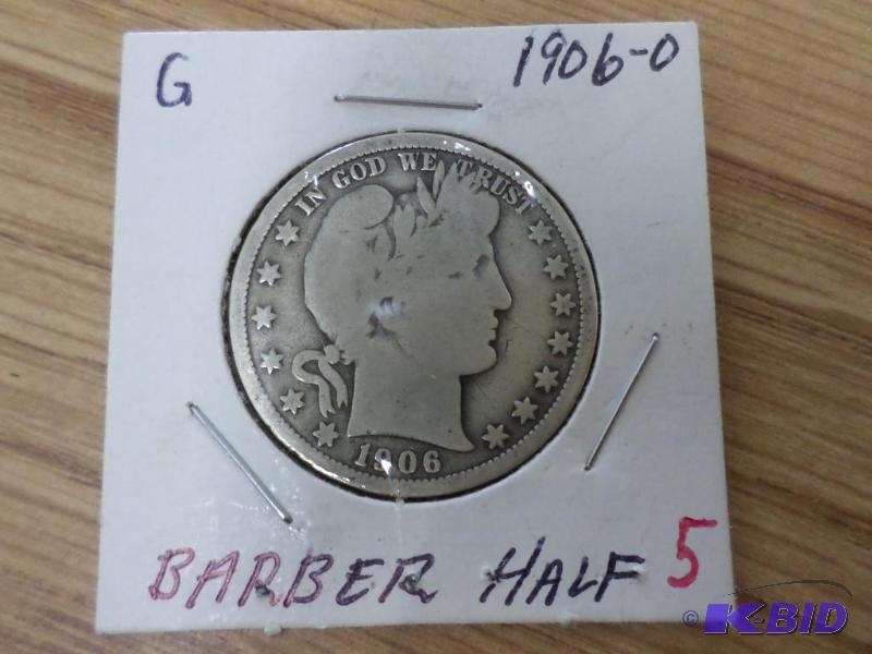 1906-O Barber Half Dollar G...