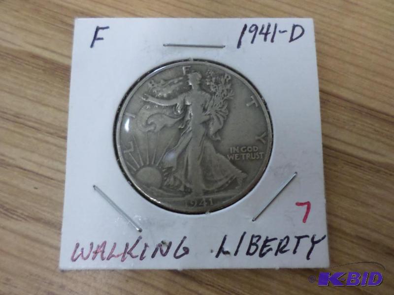 1941-D Walking Liberty Half Dollar F...