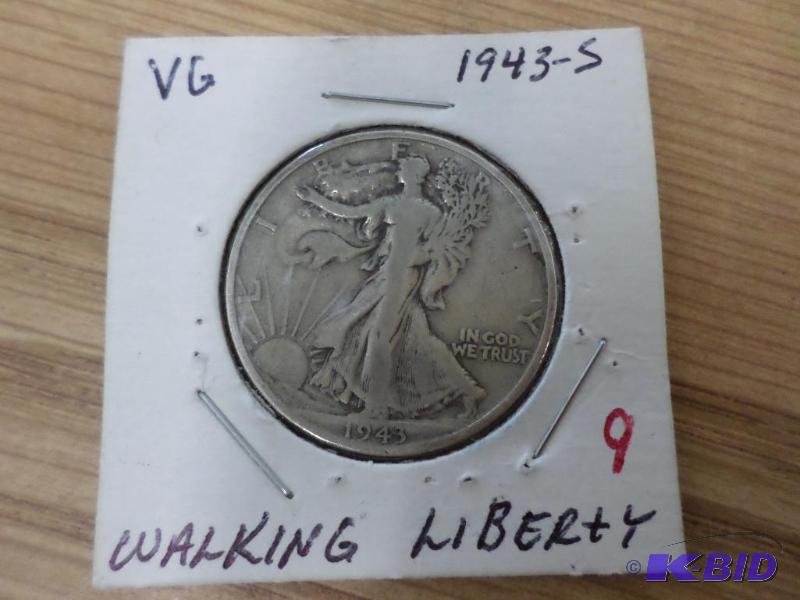 1943-S Walking Liberty Half Dollar VG...