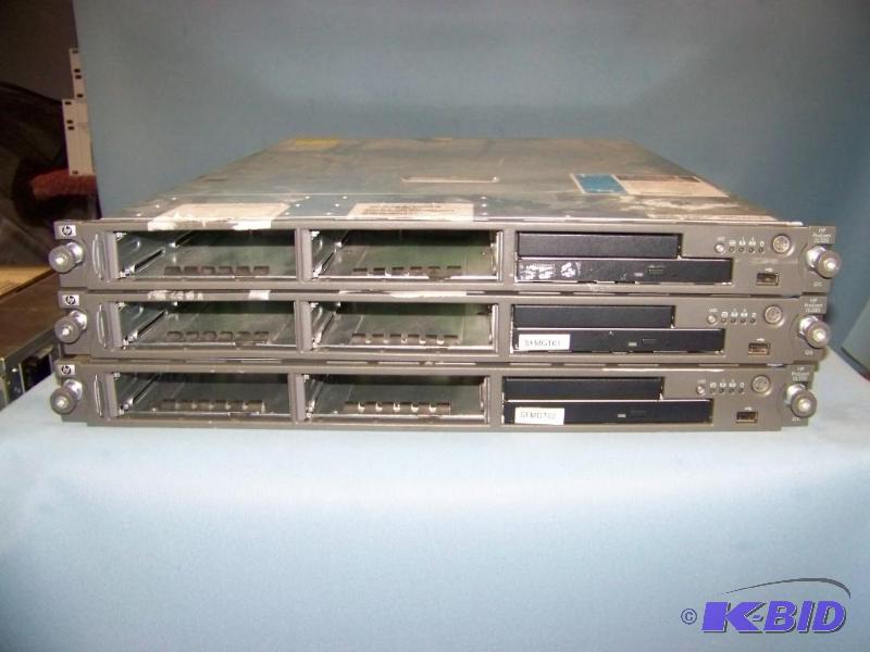 (3) HP (Hewlett Packard), ProLiant, Computer ServersServer Chassis