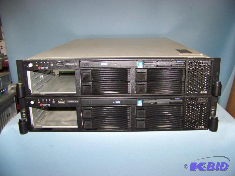 (2) IBM, xSeries, Computer ServersServer Chassis