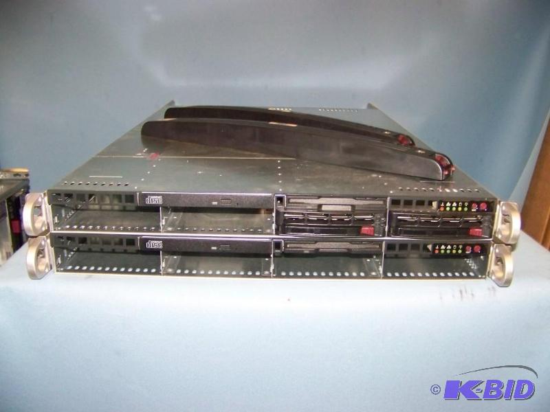 (2) Computer ServersServer Chassis