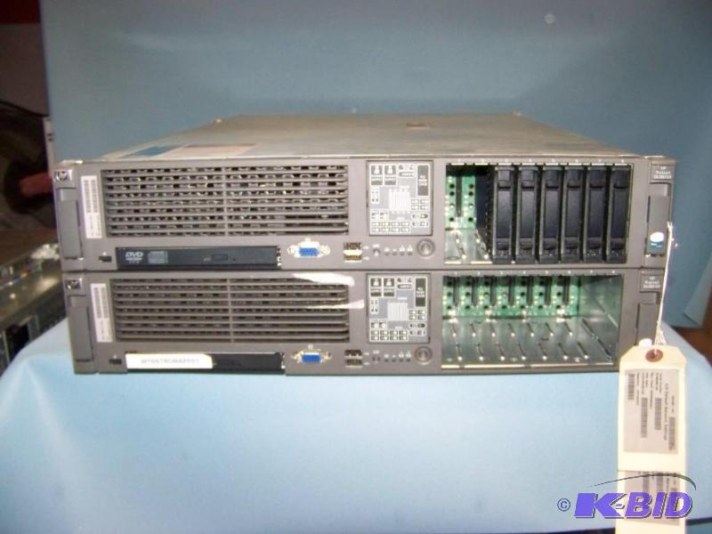(2) HP (Hewlett Packard), ProLiant, Computer ServersServer Chassis