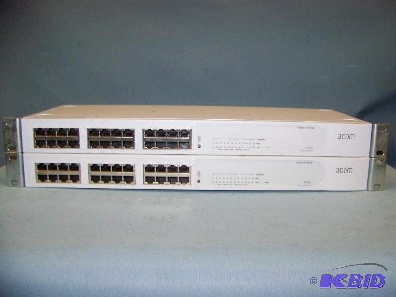 (2) 3Com, SuperStack, Baseline Hubs