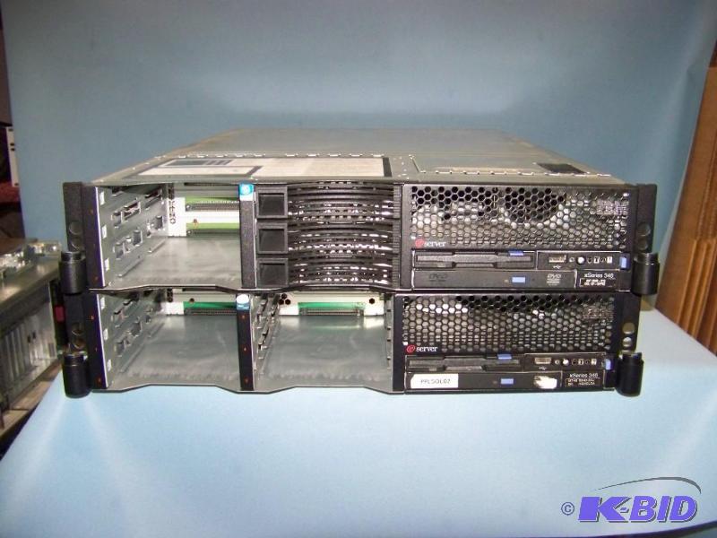 (2) IBM, xSeries, Computer ServersServer Chassis