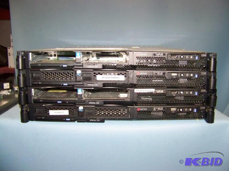 (4) IBM, xSeries, Computer ServersServer Chassis