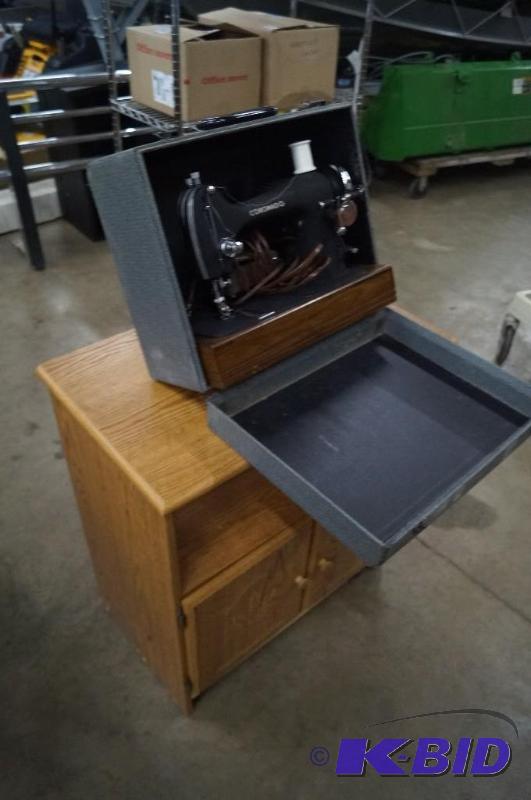 Table and sewing machine