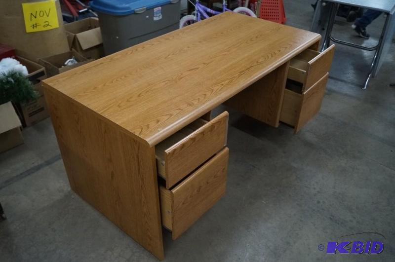 4 drawer desk
