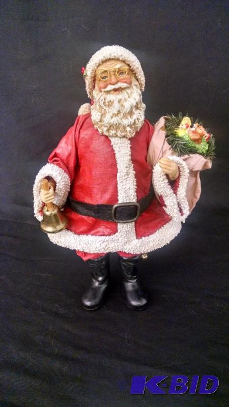 Santa paper macha 10.5hx 6 w...