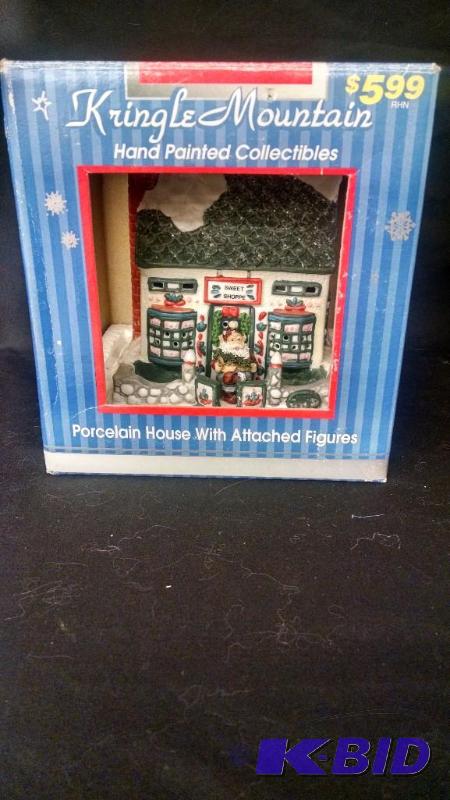 Porcelain house Collectible Kringle mountain...