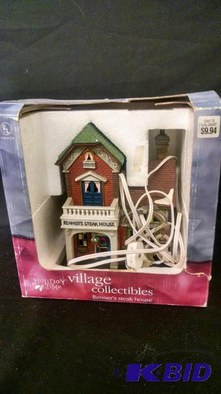 Holiday Time Village collectible Renners St...