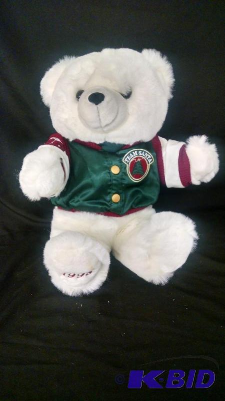Christmas teddy bear 1998 - &quotTeam Santa...