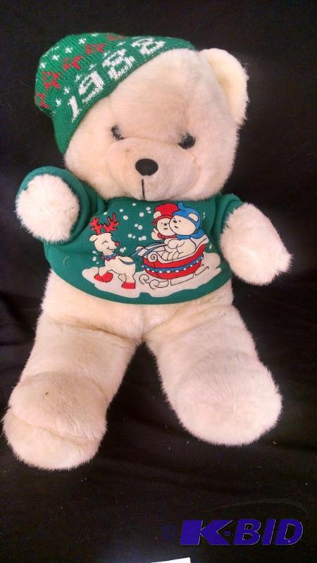 Christmas teddy bear 1988. 22&quoth...