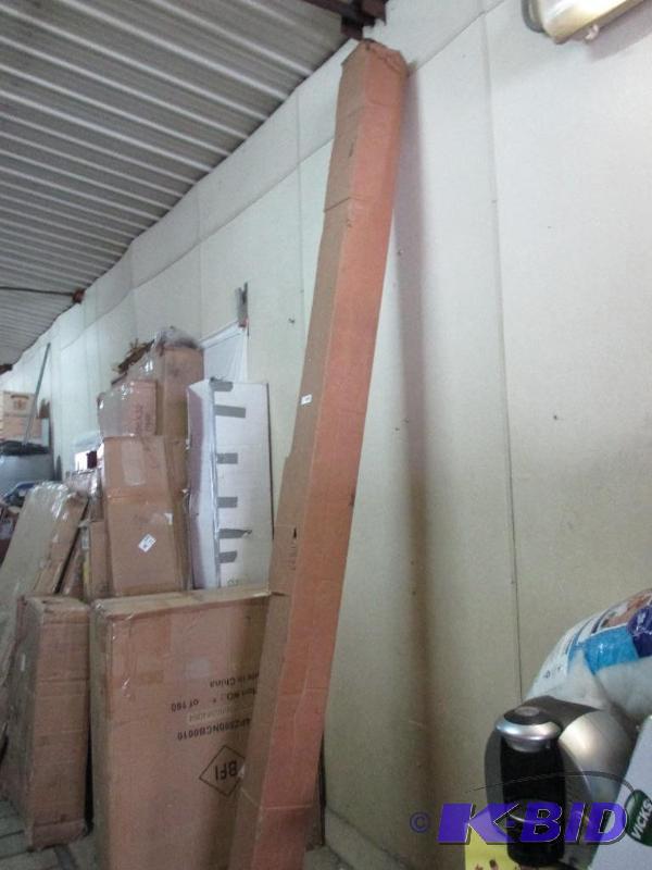 5 pieces brown metal gutter, 10 long...