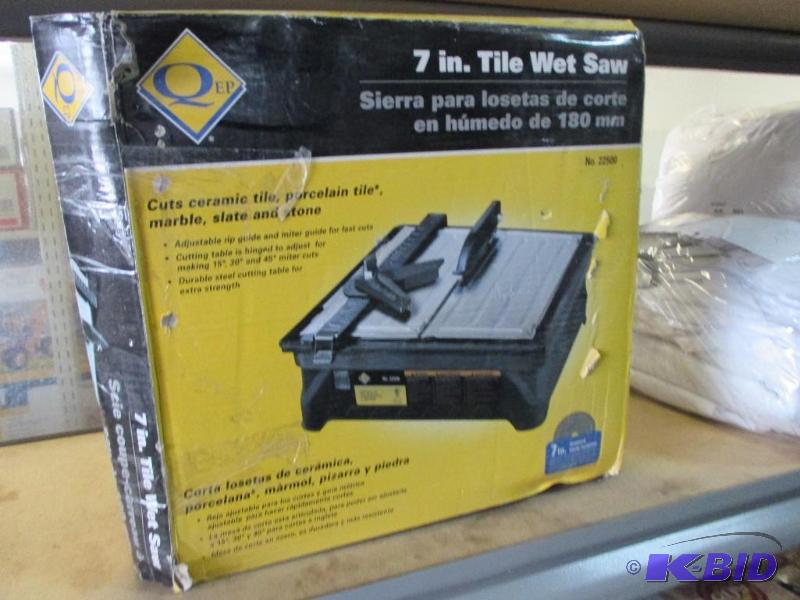 tile saw...