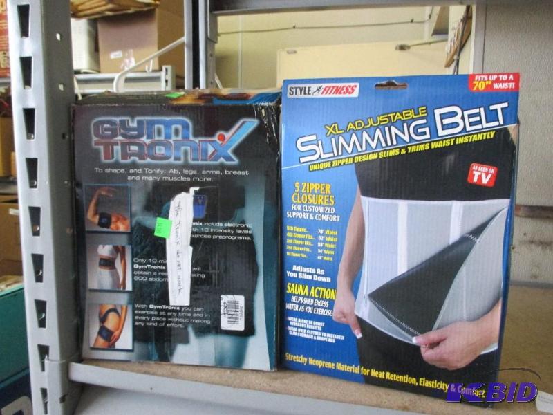 2 exercise belts...