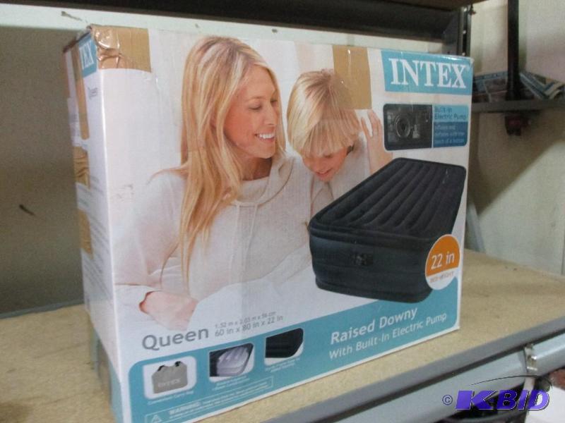 Intex queen air bed...
