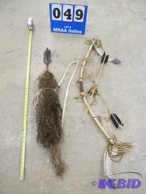 Authentic Native American Bow & Quiver