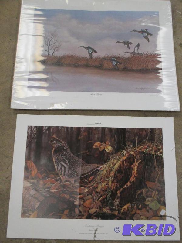 Bruce Miller Quail & Headley Adelmann Geese Prints