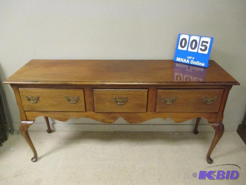 Wood Hall Table