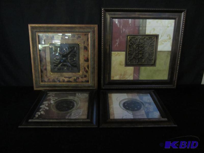 4 Contemorary Wall Hangings