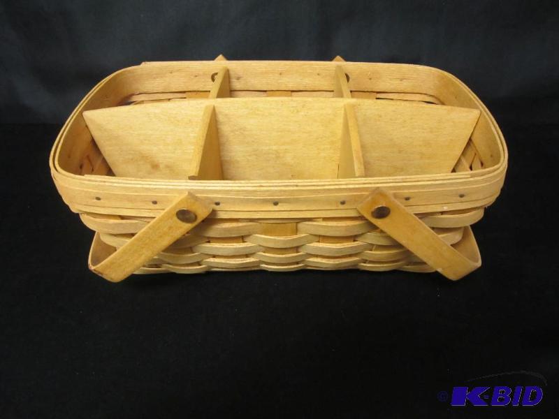 Medium Collectible Longaberger Basket & Divider