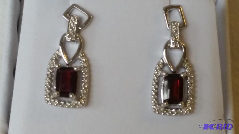 Exquisite Garnet Earrings