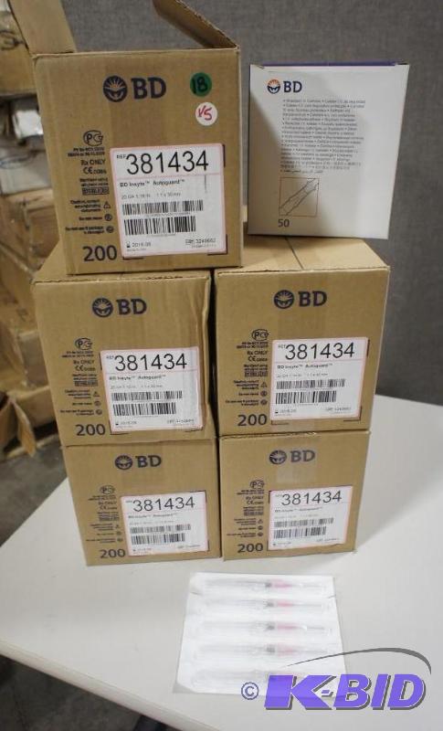 lot 18 image: BD Insyte Autoguard Needles - 20 Gauge 1.16&q...