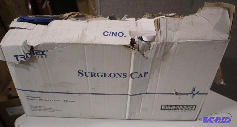 lot 29 image: 1 Case - 500 Total Pcs Sergeons&nbspCaps - B...