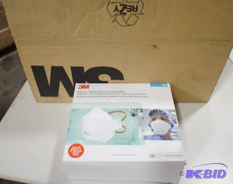 lot 44 image: 6 Boxes - 120 Total Pcs - 3M Brand - Surgical...