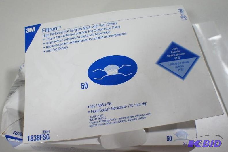 lot 46 image: 1 Box - Approx 50 Total Pcs - 3M Brand - Filt...