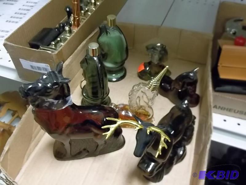 lot of 7 vintage deerhorse avon bottles