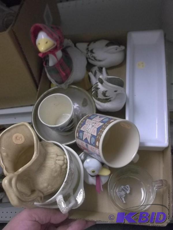 lot of glass and ceramic items
