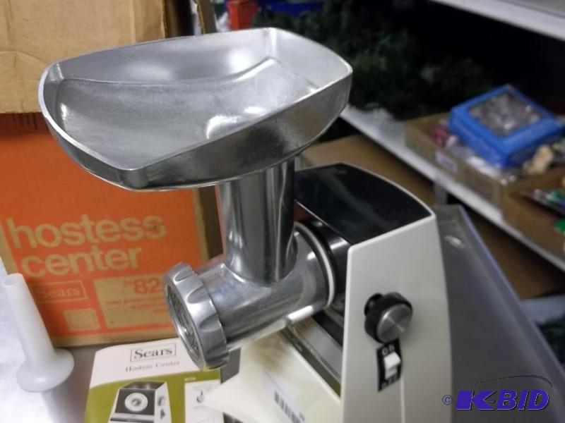 sears meat grinder sausage stuffer new in box
