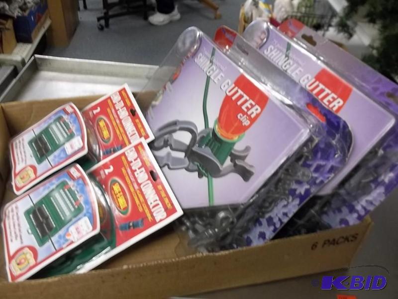 box of christmas light accessories new
