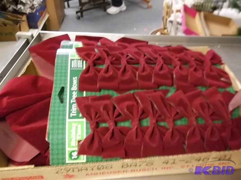 box of tree trimming bows