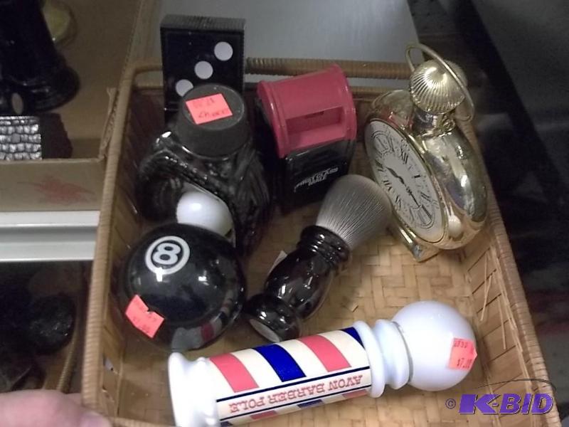 lot of 7 vintage avon miscellanous bottles
