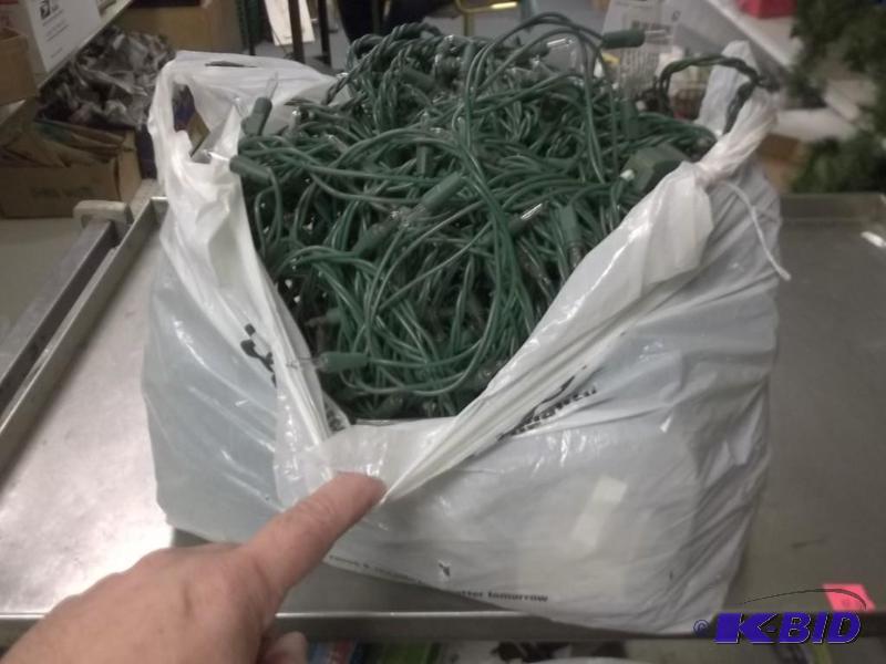 bag of outdoor christmas lights  clear