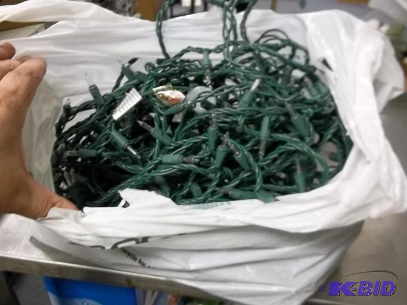 bag of outdoor christmas lights  clear