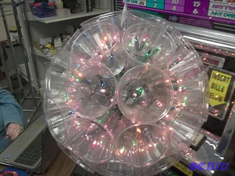 christmas multi color light ball