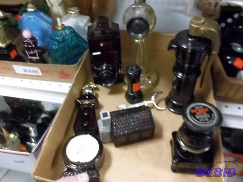 lot of 6 vintage avon miscellanous bottles