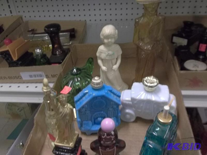 lot of 9 vintage avon miscellanous bottles