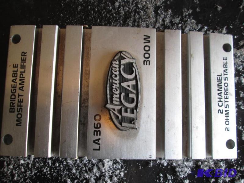 lot 12 image: American Legacy 300 Watt bridgeable mosfet am...