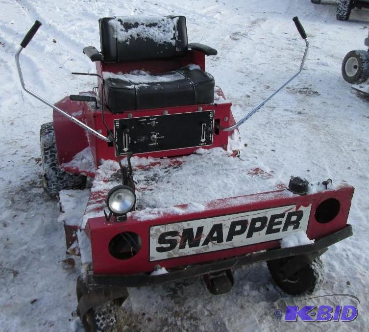 lot 14 image: Snapper lawn mower, runs good, needs a drive ...