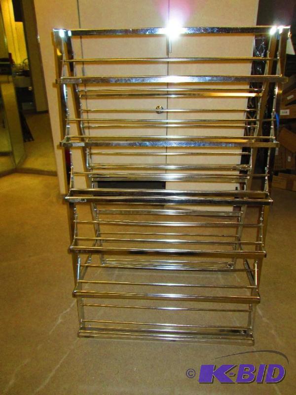 Folding shoe rack, 6 racks on each side, 37 i...