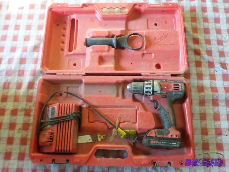 Milwaukee 18Volt 12&quot Drill Set...